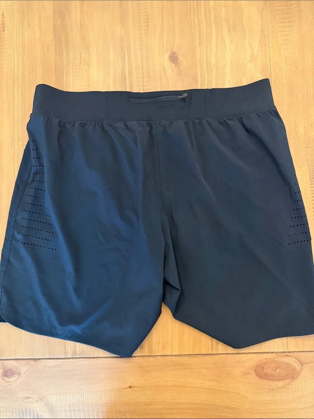 Under Armour Men's Black Athletic Shorts with Reflective Logo